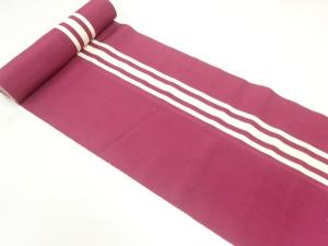 アンティーク　縞模様織り出し八寸帯地反物